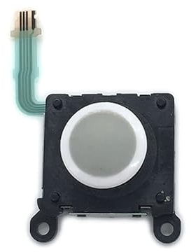 VKMKV Nuevo Controlador de Joystick Izquierdo y Derecho Original en Blanco y Negro for Sony PS Vita 2nd Gen PSV 2000 Joysticks analógicos for Joystick ALPS (Color : Original White)