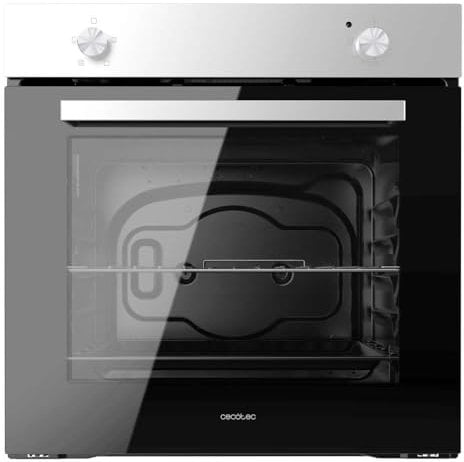 Cecotec Horno Integrable Bolero Hexa C126000 Inox A. 2800 W, 77 L di capacità, 4 funzioni, Steam Assist, Steam EasyClean, Cooling Fan, Triple Glass, Classe Energetica A, Luce interna