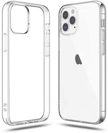 ProTech iPhone 13 Pro Shockproof Transparent Hard Back Scratch Resistant Clear Cover Case, Armour Professional Super Protection, Anti-Burst Case, Crystal Clear Design, Precise Cutouts