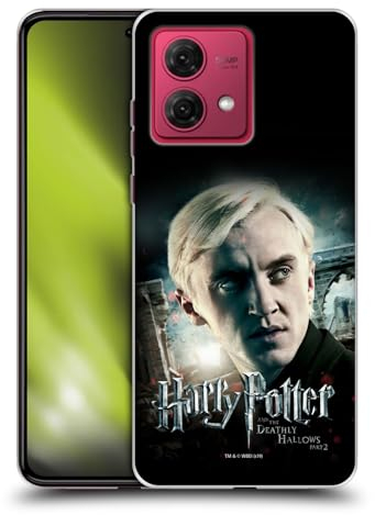 Head Case Designs Offizielle Harry Potter Draco Malfoy Deathly Hallows VIII Soft Gel Handyhülle Hülle kompatibel mit Motorola Moto G84 5G