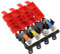 3 Fach Midi Sicherungshalter Messing Busbar KFZ Boot Wohnmobil Wohnwagen Wohnmobilanhänger Camper Midi Sicherungskasten mit 30A 60A 100A Sicherungen