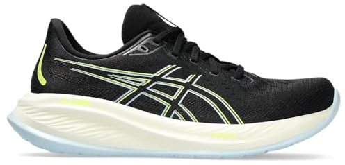 ASICS Herren Gel-Cumulus 26 Laufschuhe Neutralschuh Black/Safety Yellow - Schwarz 46,5