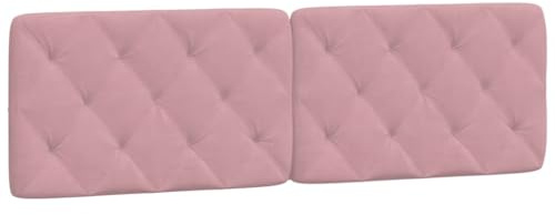 vidaXL Kopfteil-Kissen Rosa 160 cm Samt
