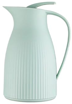 Hervidor Aislado Termo interior de vidrio, cafetera aislada de 1 litro, termo portátil for té y leche for mantener el café y el agua caliente Hervidor de Agua Caliente(A)