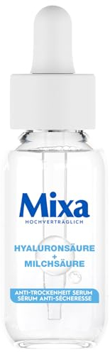 Mixa Anti-Trockenheit Serum, Für trockene und sensible Haut, Mit Salicylsäure und Squalan, Geeignet für Gesicht & Hals, Hypoallergen, 30 ml
