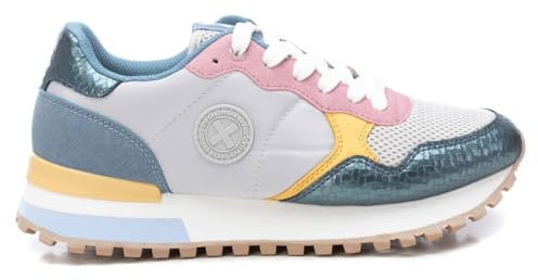 XTI - Zapatilla Mujer Jeans - Calzado Cómodo y Versátil - Moda Casual - Modelo 14406201 (Talla 37)