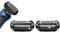 Series 5/6 53B Ersatz-Rasierkopf Kompatibel mit Braun Series 5/6 Rasierfolien 5020cs 5018s 5035s 5049cs 5050cs 6020s 6040cs