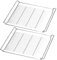 SPARES2GO HBBR71 Type Baking and Roasting Rack Shelf for Miele Oven (Pack of 2, 450mm x 385mm)
