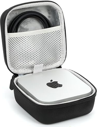 Schutzhülle für Apple 2024 Mac mini Desktop-Computer M4 / M4 Pro Chip, Kompakter und Tragbarer Organizer mit stoßfestem Design, für Reisen und Büro