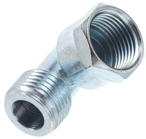 Generic Gas Stove Fitting Universal Joint Cooker Pipe Elbows Stove Parts Silver