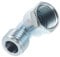 Generic Gas Stove Fitting Universal Joint Cooker Pipe Elbows Stove Parts Silver
