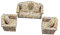 Vaguelly 1 Set Wohnzimmer Mini Möbel Sofas Couches Mini Dekoration Retro Mini Couch Für Couch Rollenspiel Puppenhaus Sofa Holz