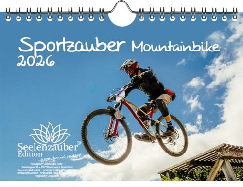 Sportzauber Mountainbike DIN A5 Kalender für 2026 Fahrrad - Seelenzauber