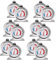 Refrigerator Freezer Thermometer Large Dial Thermometer