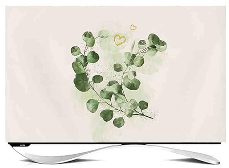 Cooalinar TV Abdeckung Staubschutzhülle,Schutzhülle für Fernseher,TV Bildschirm Staubschutzhülle,Drucken Hülles Bezug Für Fernsehen Schutzhülle,Universal,3D-Motive,für 24-65 Zoll Flachbildfernseher