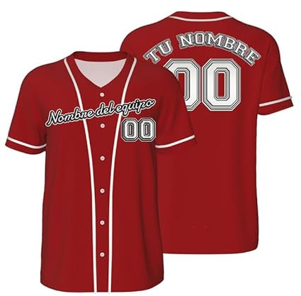 Personalizada Camisetas Manga Corta Hombre Mujeres y Jóvenes Personalizado Nombre Número Logo de Camiseta Beisbol Camisa de Botones Futbol Americano Deportivas S-4XL