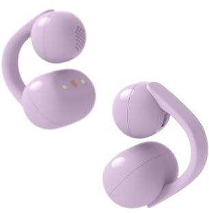 Sony LinkBuds Clip, Auricolari Wireless Open-ear a Clip, Comfort per Tutto il Giorno, fino a 37 ore di Autonomia, Chiamate Nitide e Bluetooth Multipoint per Lavoro e Uso Quotidiano – Lavender