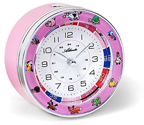 Kinderwecker Mädchen ohne Ticken Rosa Analog - 1982-17