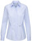 Seidensticker Damen Hemdbluse Langarm Slim Fit Gemustert Bügelfrei Bluse, Blau, 38
