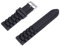 TuToy Schwarz Silikongummi wasserdicht Taucheruhren Band Riemen Outdoor Sport - 18mm
