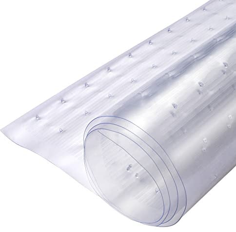 Jazooli Office Chair Mat for Carpet Floors (300cm x 68cm) - Waterproof Plastic Carpet Protector, Anti Slip Floor Protector for Office Chair - Low/Medium Pile Home Mats