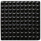 100 cuscinetti in gomma adesivi tamponi tamponi per porte e paraurti, autoadesivi, per smorzamento del rumore,8 mm di diametro x 3 mm (nero)
