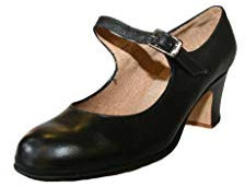 Menkes S.A. Scarpa Flamenco Modello Flamenco Pelle con Chiodi da Donna Taglia 39 Nero