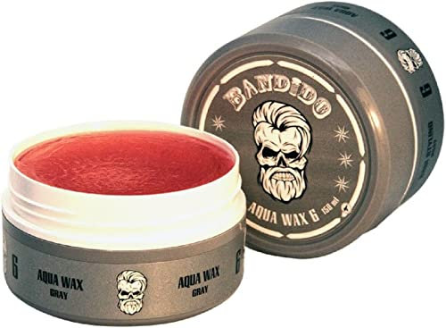 Bandido Aqua Hair Wax Nr.6 Haarwachs Haar Styling Wachs Herren Haargel 150ml Gel Wax (3x 150ml, Nr.6)