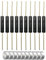 Gebildet 10Pezzi Contatto Reed Interruttore Reed in Plastica, Magnete Vicino - Collegamento Circuito, Magnete Lontano - Interruzione Circuito, Interruttore a Induzione Magnetica Con 10pcs Magneti