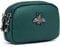Porte-Monnaie en Cuir véritable pour Femme - Double Zipper Bee Change Pouch Wallet Card Holder Porte-Monnaie Mini Simple Cute Coin Pocket utile pour Les Femmes (Vert)