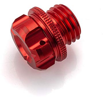 Öleinfüllschraube Verschluss Schraube Alu CNC gefräst M20 x 2,5 rot