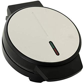 Waffeleisen Deski Edelstahl schwarz 1000 Watt Waffelautomat