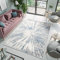 TAPISO Valley Teppich Kurzflor Grau Blau Beige Mehrfarbig Modern Verwischt Linien Abstrakt Design Wohnzimmer Schlafzimmer Flur ÖKO-TEX 200 x 300 cm