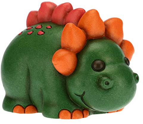 THUN - Lächelnder Dinosaurier - Gastgeschenke und Zubehör für Kinderzimmer - Geschenkidee - Linie Zeremonie - Keramik - 11,8 x 8,2 x 8 h cm