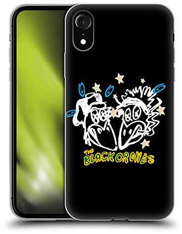 Head Case Designs Offiziell Offizielle The Black Crowes Koepfe Grafiken Soft Gel Handyhülle Hülle kompatibel mit Apple iPhone XR