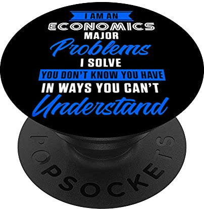 Economics Major Economist Expert Capitalism Econometriker PopSockets mit austauschbarem PopGrip