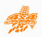 Aufkleber 4 x 4 Off Road Koffer Motorrad Trail Off Road Geländewagen 4 x 4 Sport Pack 2 Stück für Auto oder Motorrad (orange, 18 x 15,2 cm)