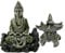 CiCixixi Aquarium Deko Buddha mit Leuchtturm Lantern Ornamente, Aquarium Dekoration Buddha-Figur Aqua Decor Harz Buddha Statue Für Fische ﻿