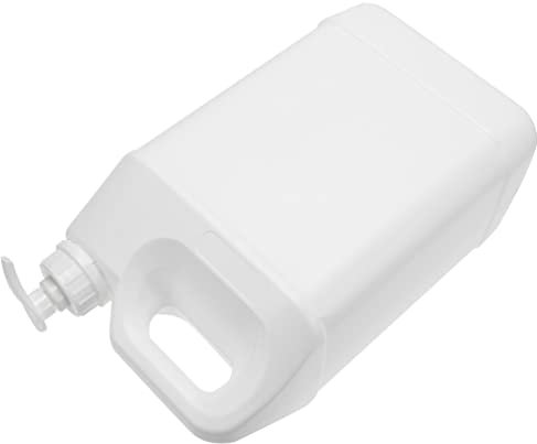 Healvian Cruches en Plastique Distributeur de Détergent à Lessive Distributeur de de Lavage Vide Lotions Rechargeable Pompe pour à Détergent Liquide 4L