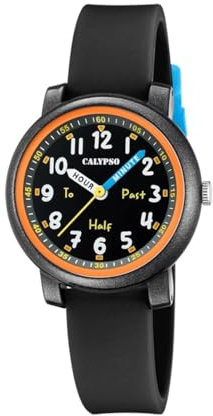 Calypso Kinderuhr Analog - Kautschuk - Quarzwerk - Robustes Glas - Wasserdicht 5 ATM - My First Watch - K5827