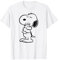 Peanuts Erdnüsse - Snoopy Loves Woodstock T-Shirt, Kind, Unisex, Kurzarm, T-Shirt, Blau, S