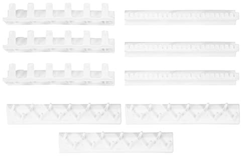 Glomora Selbstklebender Halsketten-Aufhänger, 9-teiliges Wandhaken-Set Für Schmuck, Schlüssel Und Ohrringe, Platzsparende Accessoire-Präsentation