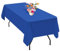 1 Packung königsblaue Polyester-Tischdecke für 2,4 m große rechteckige Tische, 153 x 320 cm Polyester-Stoff-Tischdecke, knitterfrei, waschbar, für Hochzeit, Geburtstag, Party, Bankett-Dekoration