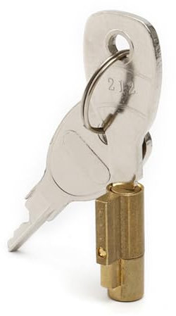 Robusto antirrobo para enganche de remolque con llave, herrajes de construcción de cobre, insertable para cerradura de cómoda, cerradura de remolque de coche, duradera, segura y antirrobo
