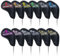 Craftsman Golf Magnetic Iron Headcover set 12ps/set with Colorful No. For Right Handed Golfer