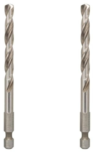 Bosch 2609390592 Pilot Drill Bit Hss-G/L, 100mm, 45cm x 40cm x 25cm, Silver (Pack of 2)