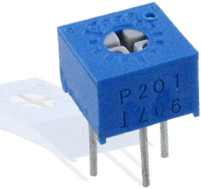 Strombegrenzende Elemente 2 x 200 Ohm 3362P-1-201 Potentiometer Variable Widerstände (2 x 200 Ohm 3362P-1-201 Potentiometer Variable Widerstände