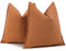 ZWJD Orange Kissenbezug 45x45 2er Set Chenille Kissenbezüge Sofakissen Kissenhüllen mit elegantem Design, weiche und luxuriöse dekorative Dekokissen für Couch, Bett und Heimdekoration