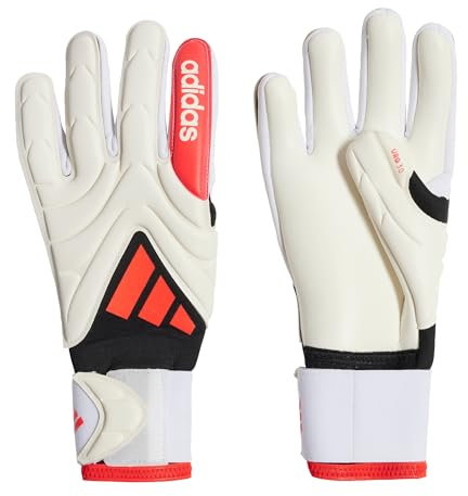 adidas Copa League Torwarthandschuhe für Uni-Erwachsene, Weiß/Lucred/Schwarz, 42 2/3 EU