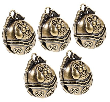 Supvox 5stücke Hundeglöckchen Für Halsband Kleine Messingglöckchen Zum Basteln Goldene Glöckchen Als Zierglocke Antike Anhänger Für Katzenhalsband Einfach Aufhängen